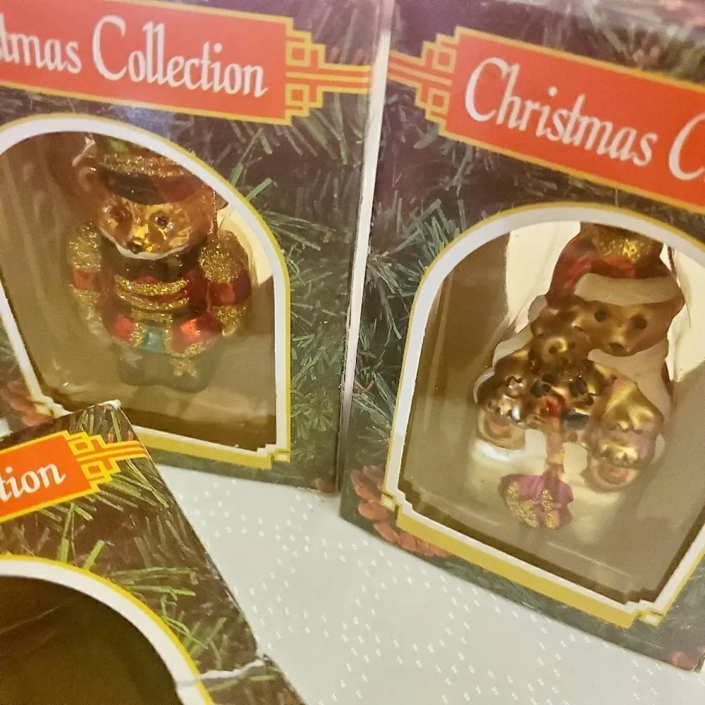 Vintage Christmas Collection Figurine Ornaments